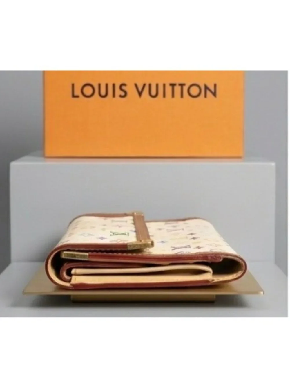 Louis Vuitton X Takashi Murakami White and Multi Color Monogram